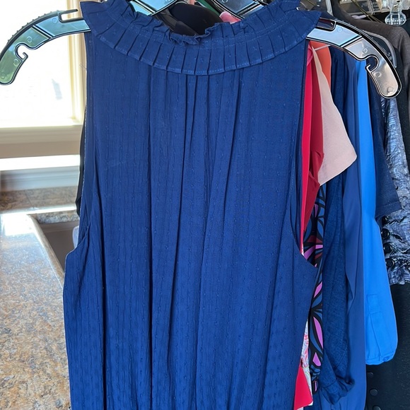 Ramy Brook Sleeveless Navy Blue Maxi - Picture 4 of 7